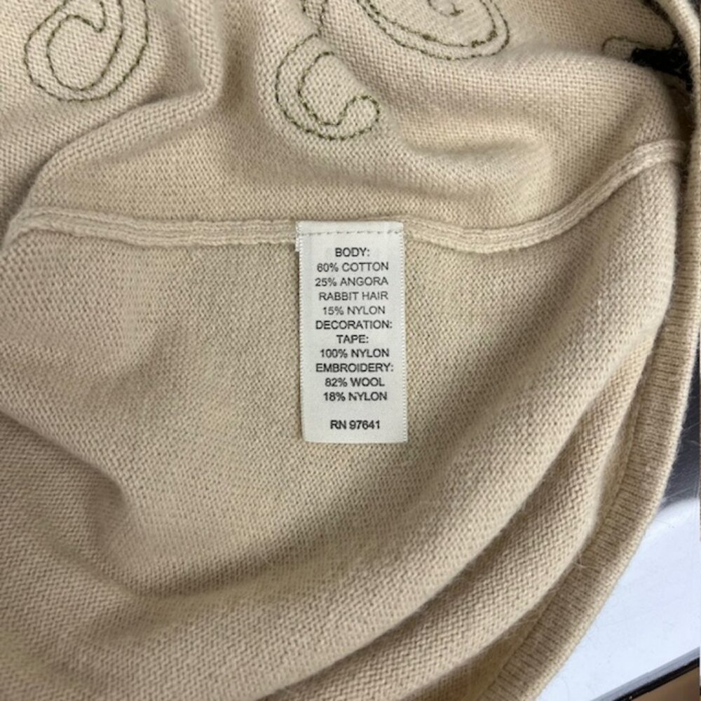 J. Jill limited edition embroidered sweater - Women's Small - Picture 5 of 6